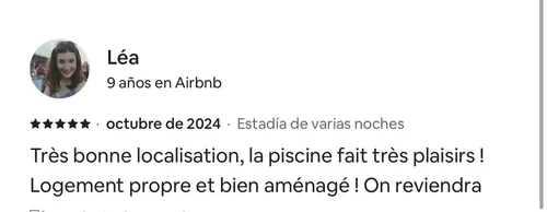 Avis 5 étoiles de Léa Moreau — Hostel Toucan