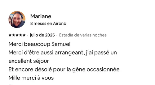Avis 5 étoiles de Mariane Leroy — Hostel Toucan