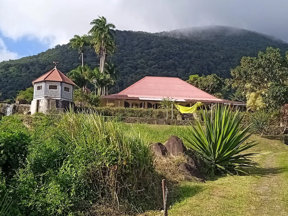 Bâtiment de l’Habitation L’Ermitage, en Guadeloupe