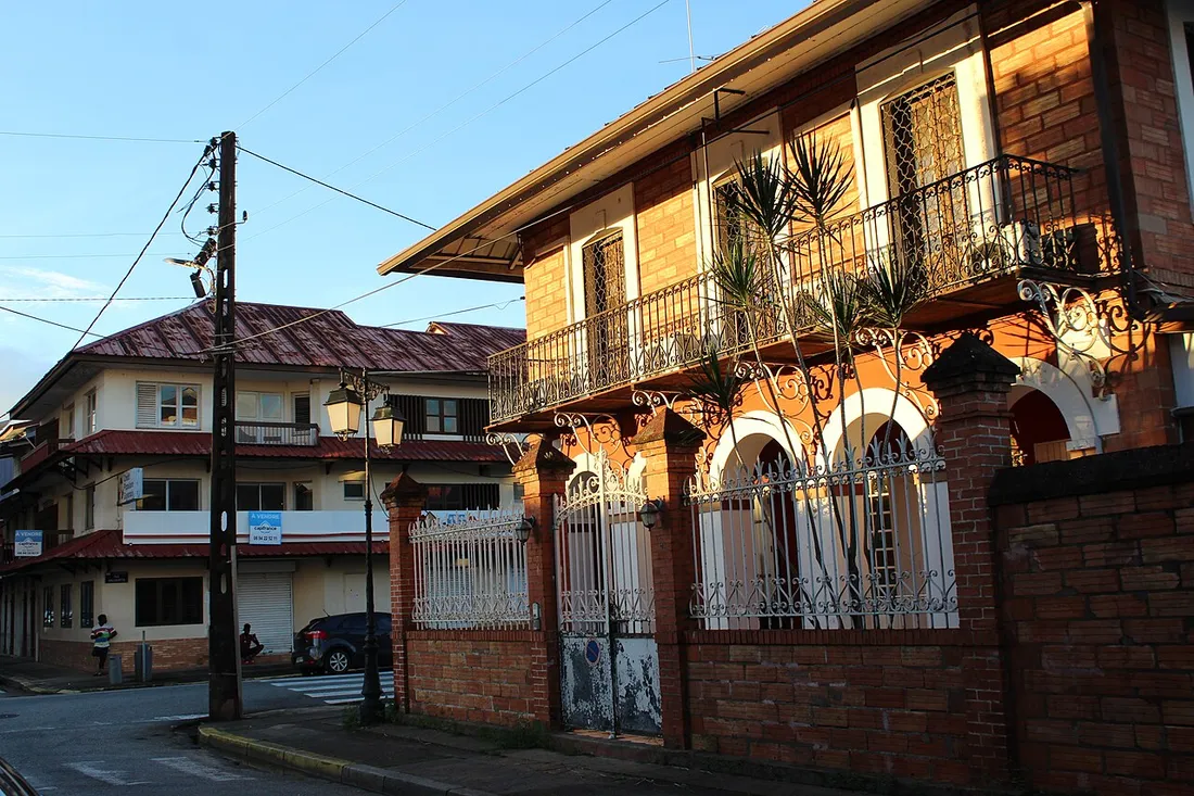 Maison créole en bois à Cayenne